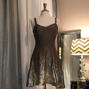 FREE PEOPLE BRAND Size M Mini ombré dress